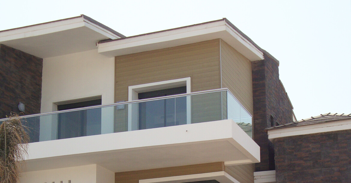 Ahşap kompozit cephe