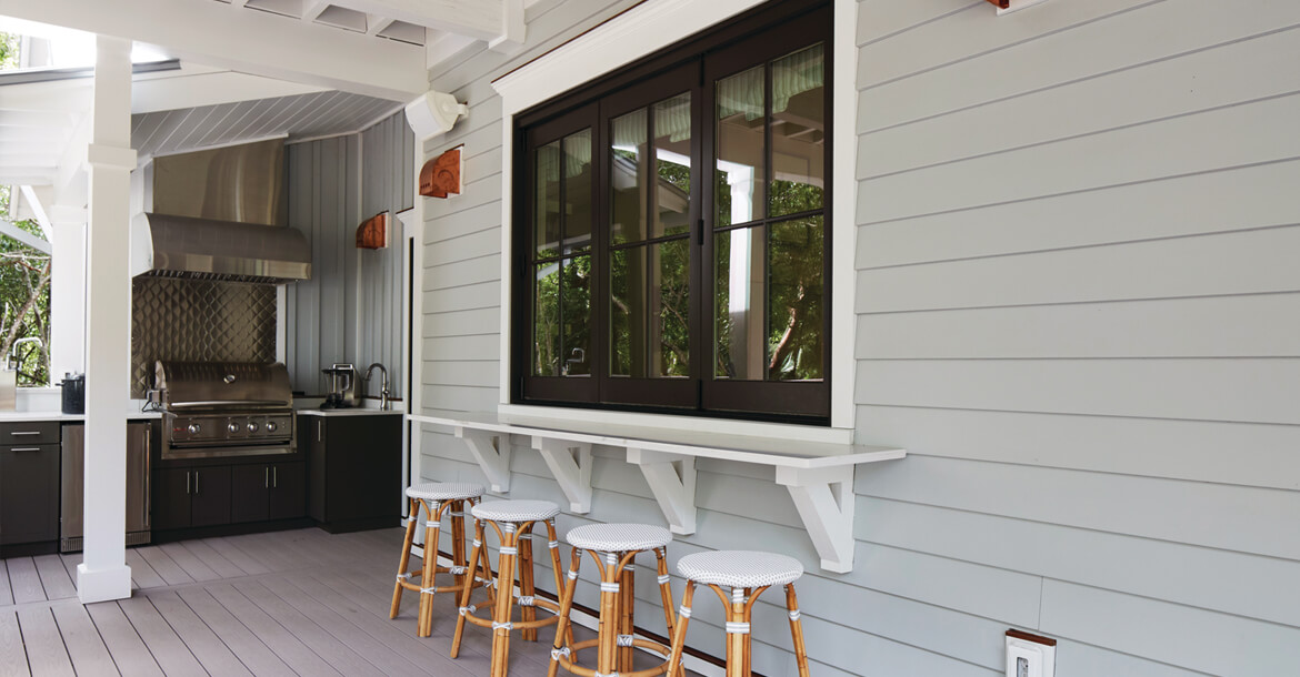 Ahşap kompozit cephe