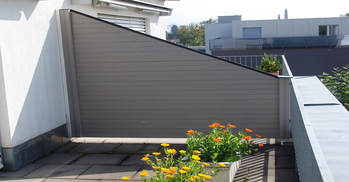 Ahşap kompozit çit