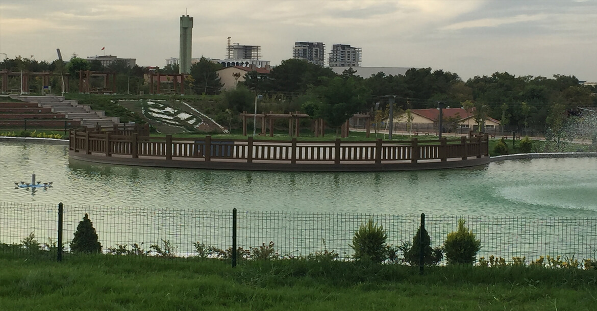 Ahşap kompozit Korkuluk