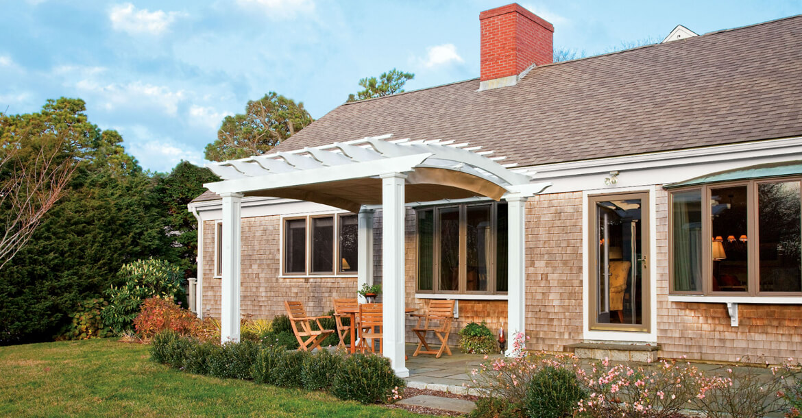 Ahşap kompozit Pergola