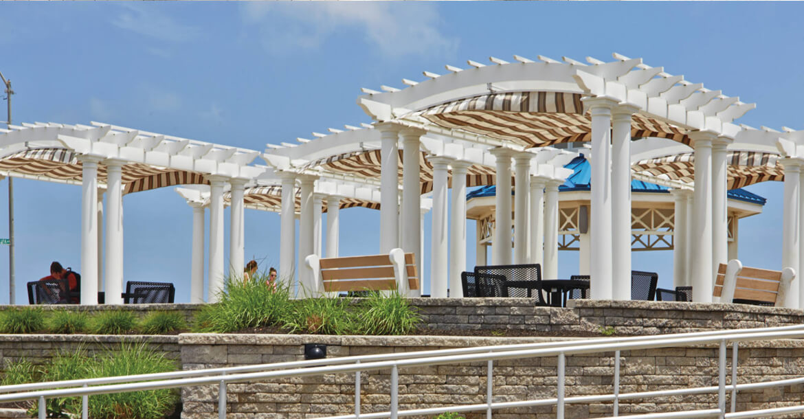 Ahşap kompozit Pergola